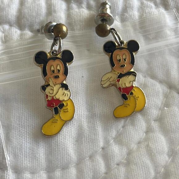Disney Accessories - Vintage Disney Mickey Mouse earrings